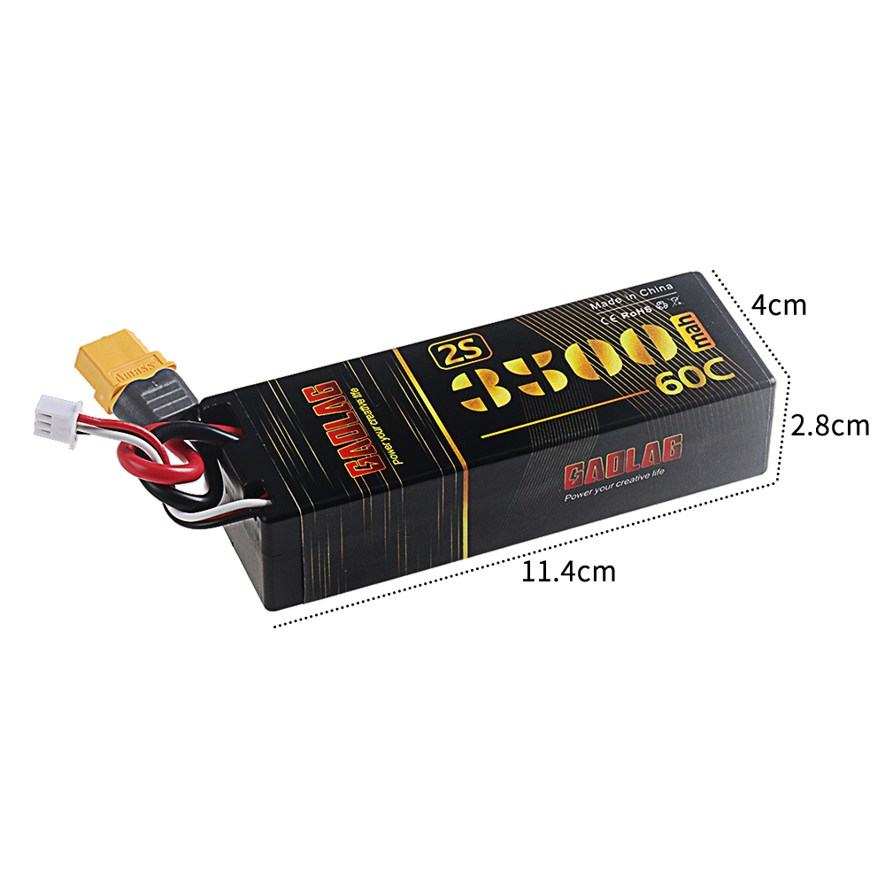 بطارية ليثيوم بوليمر 2S 3S 4S  - مراجعة 4S Lipo Battery 14.8V 6000Mah وسعره