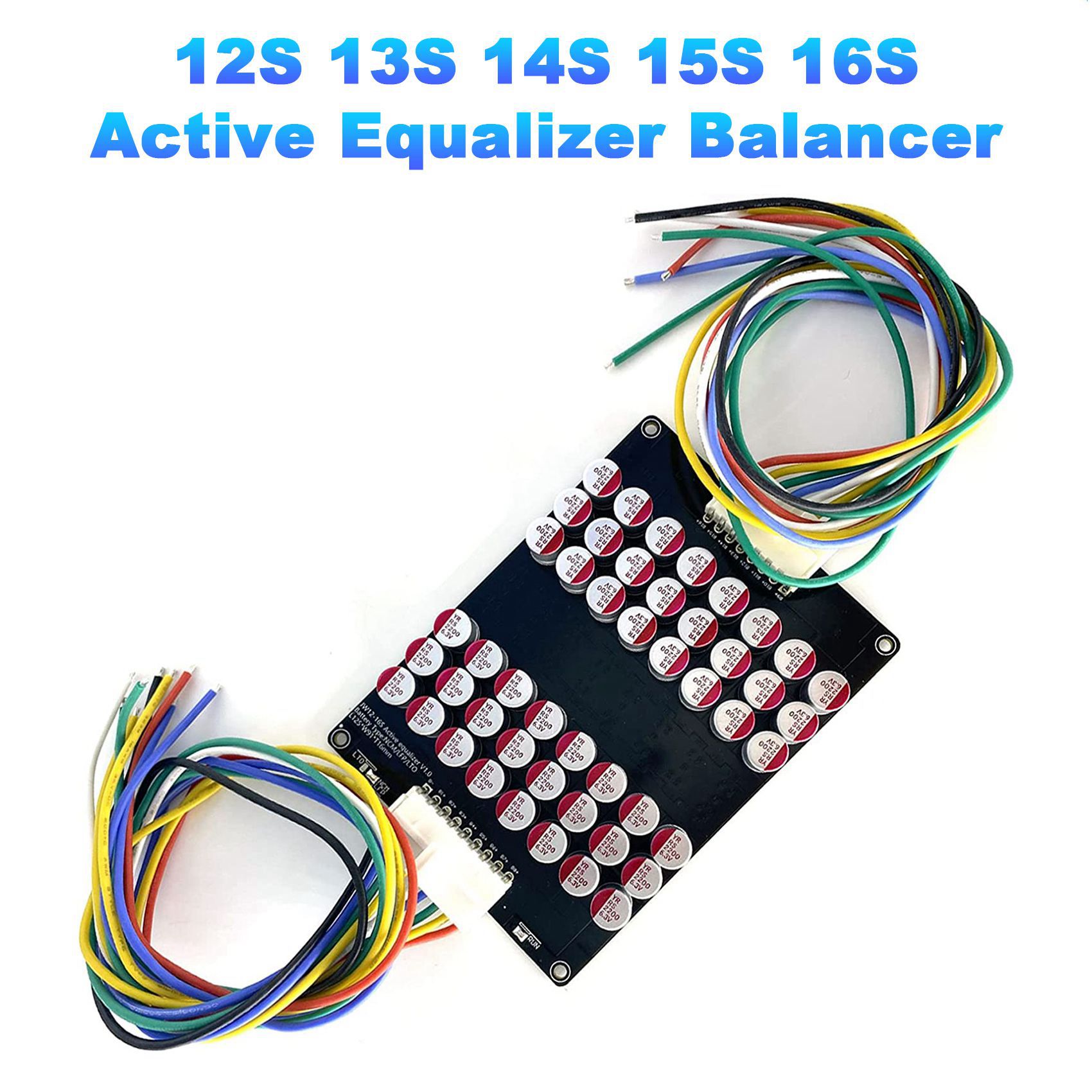 ABZZ-2X 12S 13S 14S 15S 16S مو - مراجعة 12S Lipo Battery Balancing Board وسعره